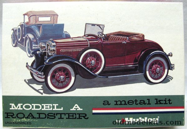 Hubley 1/20 Ford Model A Roadster, 4850-400 plastic model kit